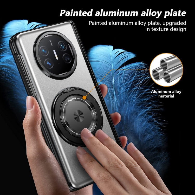For Huawei Mate X5 Gold Medal Rotating Folding Series Ring Holder Phone Case