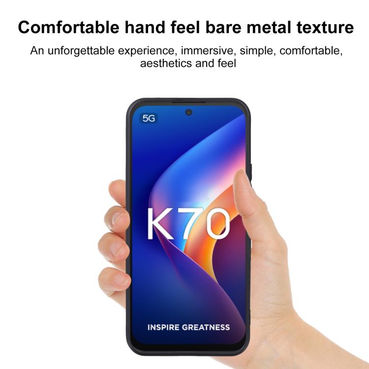 For TCL K70 5G 10pcs TPU Phone Case - Black