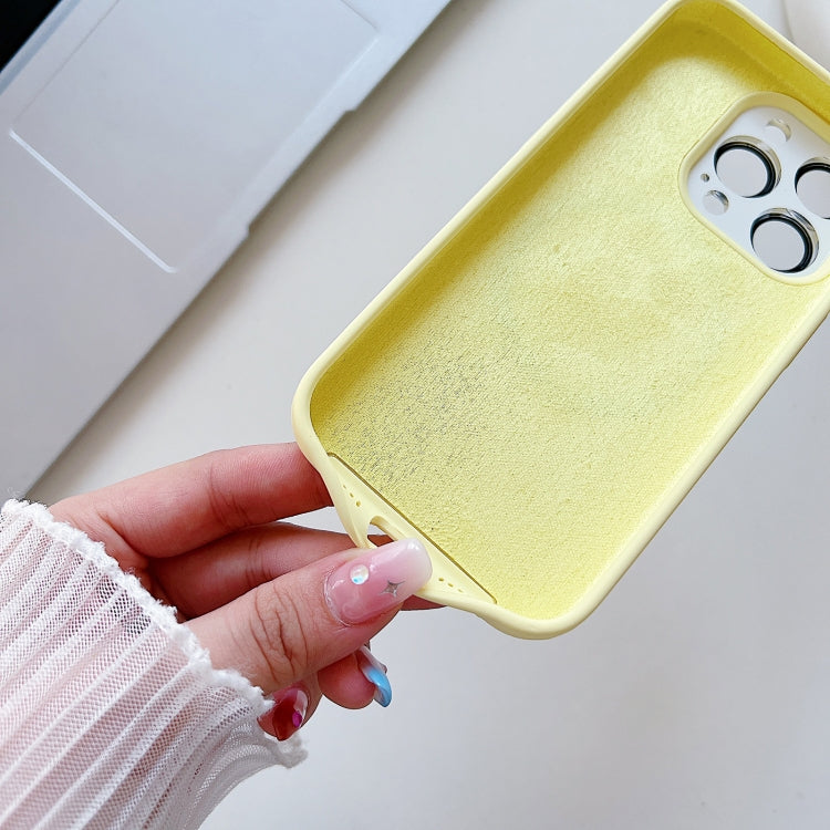 For iPhone 13 Pro Large Window Acrylic Glass Lens MagSafe Silicone Phone Case