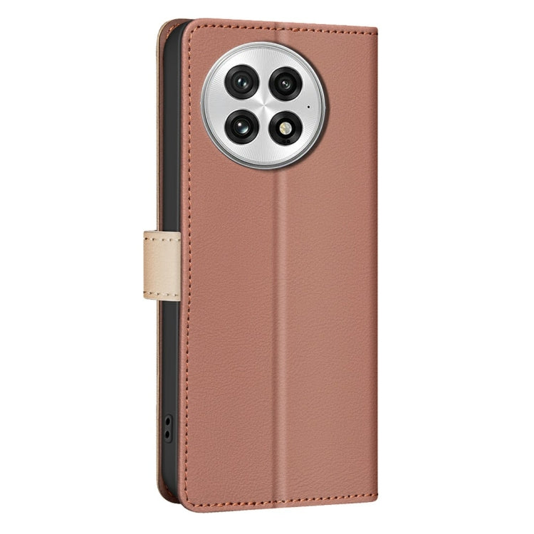 For OnePlus 13 Color Matching RFID Anti-theft Leather Phone Case