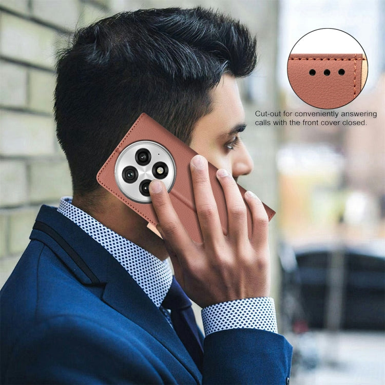 For OnePlus 13 Color Matching RFID Anti-theft Leather Phone Case