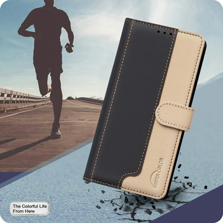 For OnePlus 13 Color Matching RFID Anti-theft Leather Phone Case