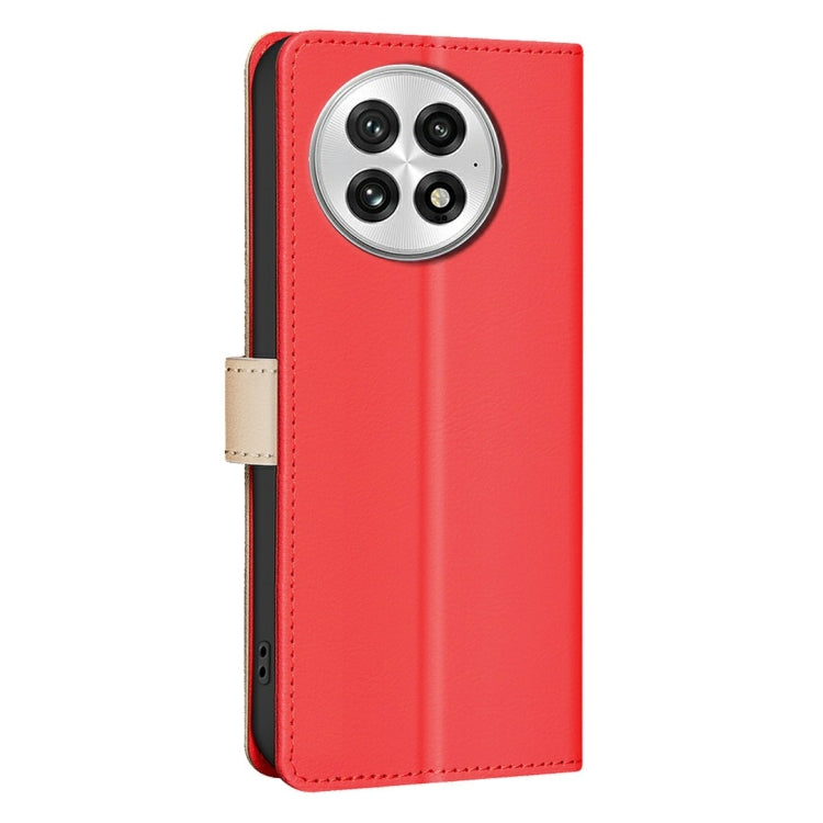 For OnePlus 13 Color Matching RFID Anti-theft Leather Phone Case