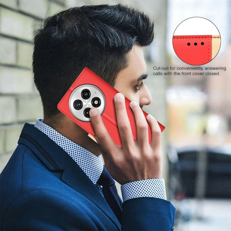 For OnePlus 13 Color Matching RFID Anti-theft Leather Phone Case