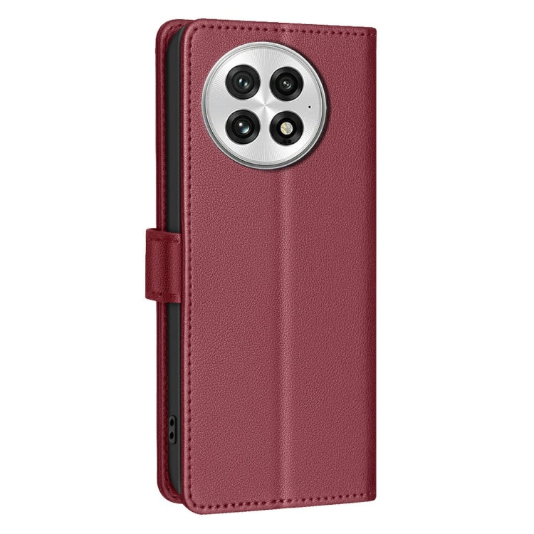 For OnePlus 13 Litchi Texture RFID Anti-theft Leather Phone Case