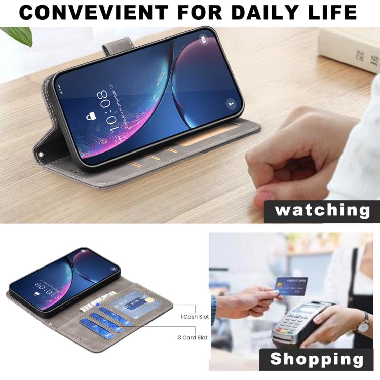 For Xiaomi Poco X7 Pro Magnetic Buckle Rhombus Texture Leather Phone Case