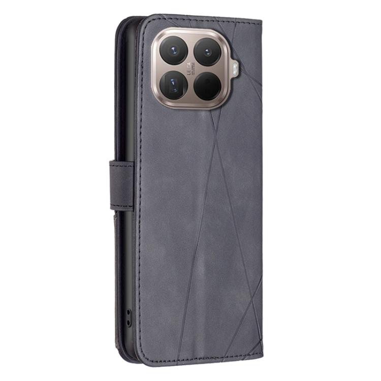 For Xiaomi 15T Pro 5G Magnetic Buckle Rhombus Texture Leather Phone Case