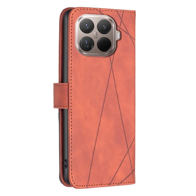 For Xiaomi 15T Pro 5G Magnetic Buckle Rhombus Texture Leather Phone Case
