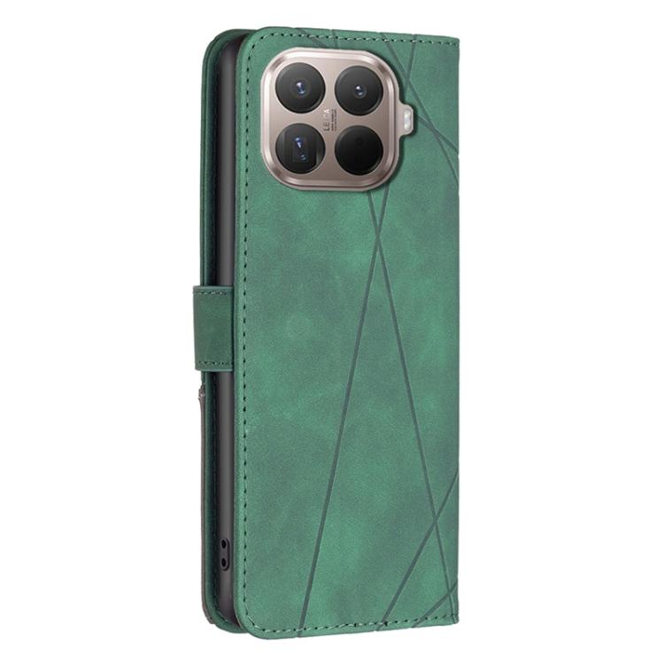 For Xiaomi 15T Pro 5G Magnetic Buckle Rhombus Texture Leather Phone Case