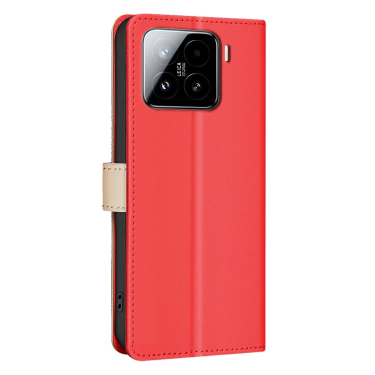 For Xiaomi 15 Color Matching RFID Anti-theft Leather Phone Case