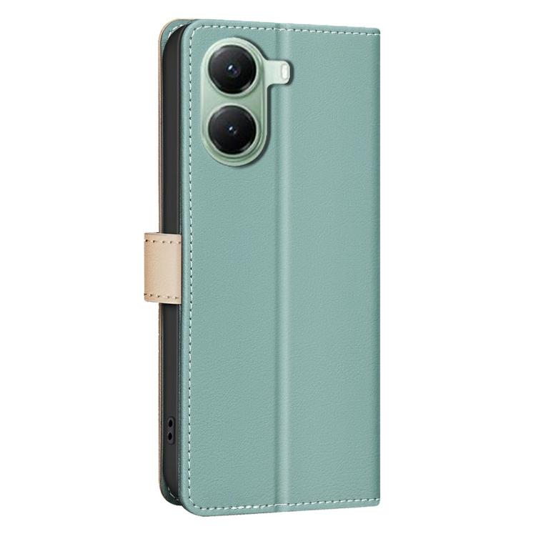 For Xiaomi Poco X7 Pro Color Matching RFID Anti-theft Leather Phone Case