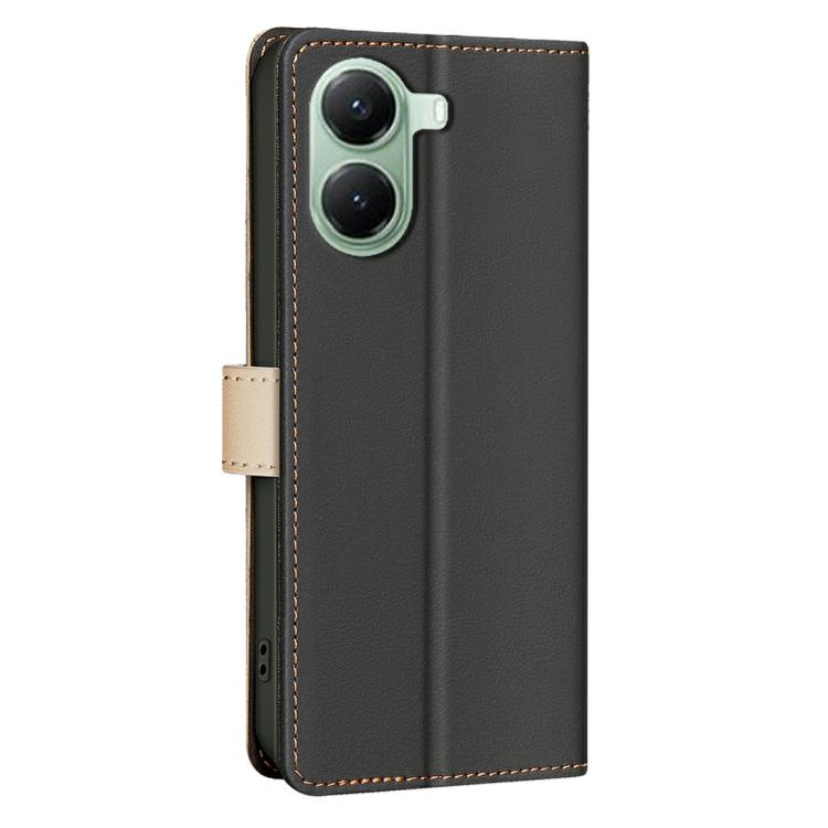 For Xiaomi Poco X7 Pro Color Matching RFID Anti-theft Leather Phone Case