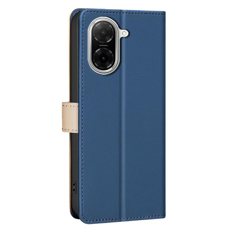 For Xiaomi Poco C71 Color Matching RFID Anti-theft Leather Phone Case