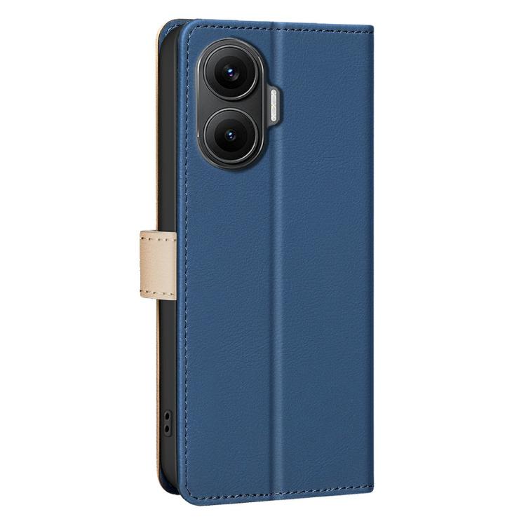 For Xiaomi Poco F7 5G Global Color Matching RFID Anti-theft Leather Phone Case