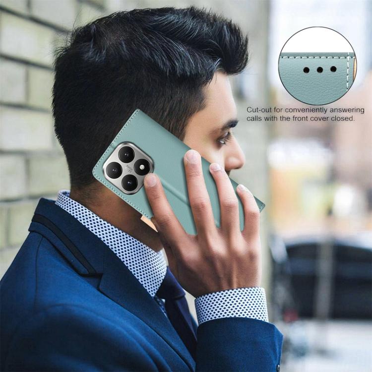 For Xiaomi 15T 5G Color Matching RFID Anti-theft Leather Phone Case