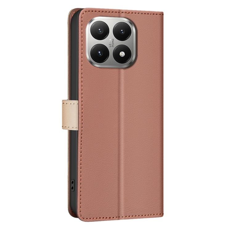 For Xiaomi 15T 5G Color Matching RFID Anti-theft Leather Phone Case