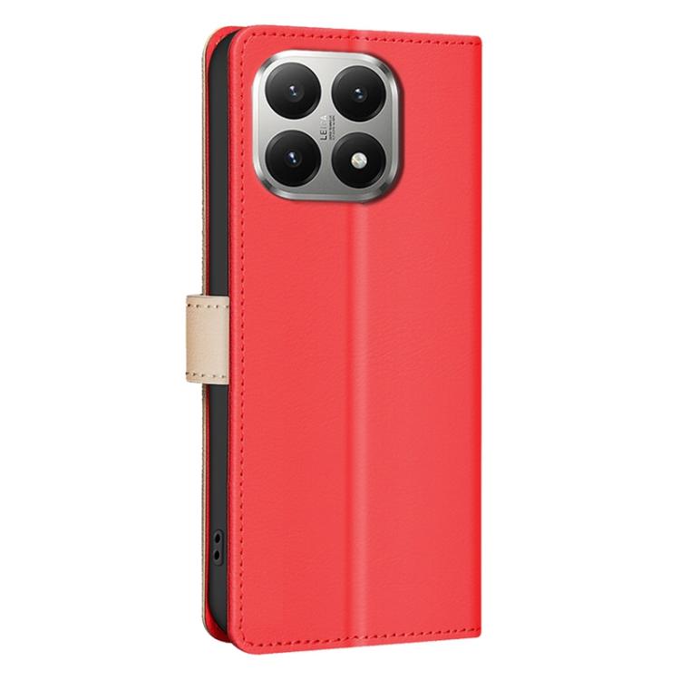For Xiaomi 15T 5G Color Matching RFID Anti-theft Leather Phone Case