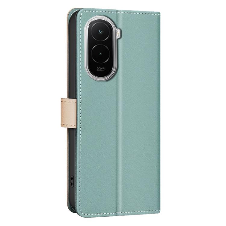 For Xiaomi Poco M7 4G 169mm Color Matching RFID Anti-theft Leather Phone Case