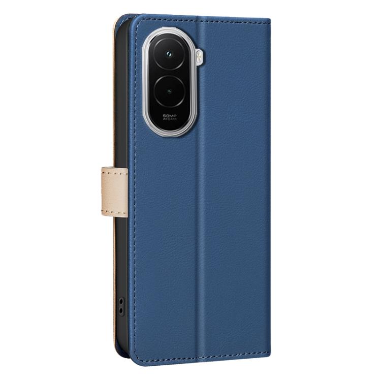 For Xiaomi Poco M7 4G 169mm Color Matching RFID Anti-theft Leather Phone Case