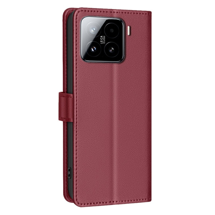 For Xiaomi 15 Litchi Texture RFID Anti-theft Leather Phone Case