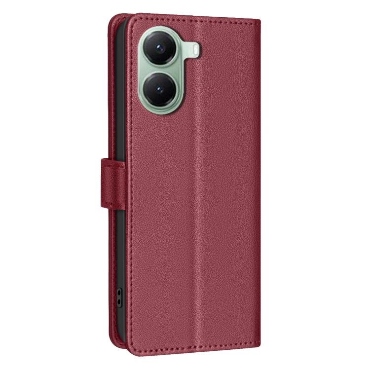 For Xiaomi Poco X7 Pro Litchi Texture RFID Anti-theft Leather Phone Case