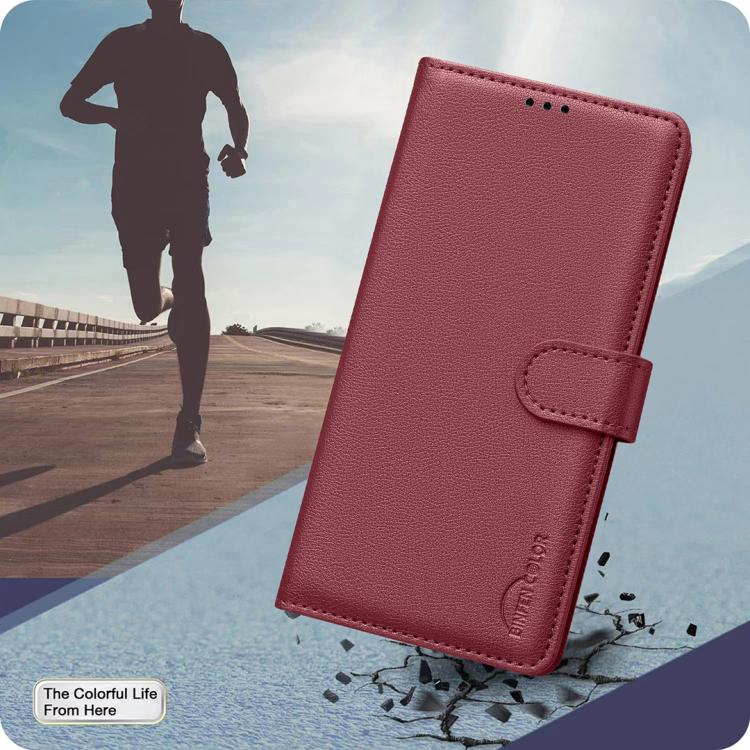 For Xiaomi Poco X7 Pro Litchi Texture RFID Anti-theft Leather Phone Case