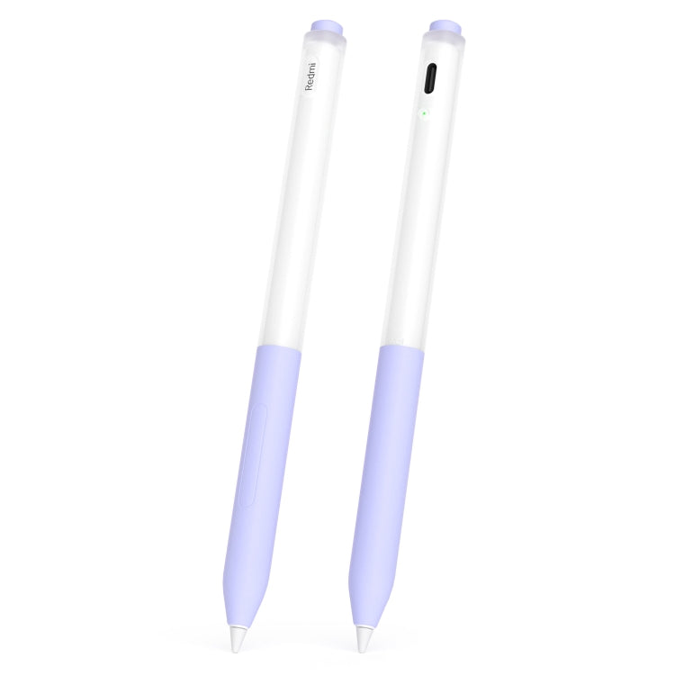 For Redmi Smart Pen 2pcs/Set Transparent Jelly Series Stylus Pen Silicone Protective Cover
