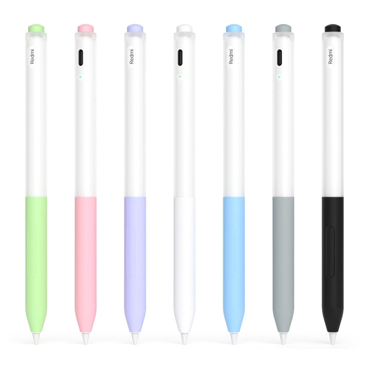 For Redmi Smart Pen 2pcs/Set Transparent Jelly Series Stylus Pen Silicone Protective Cover