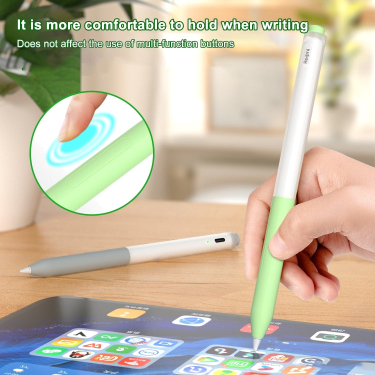 For Redmi Smart Pen 2pcs/Set Transparent Jelly Series Stylus Pen Silicone Protective Cover