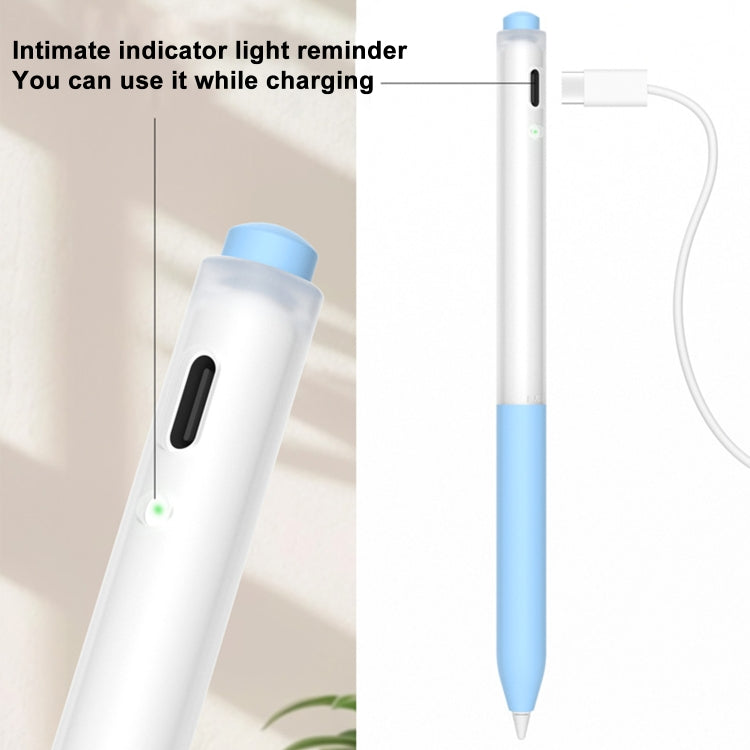 For Redmi Smart Pen 2pcs/Set Transparent Jelly Series Stylus Pen Silicone Protective Cover