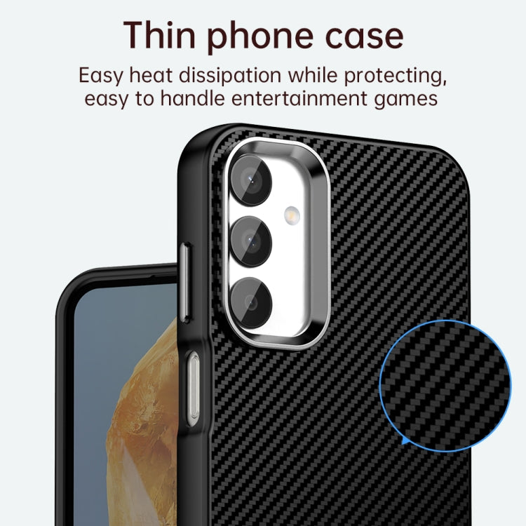 For Samsung Galaxy F15 5G Carbon Fiber Series IMD Phone Case