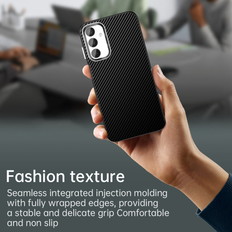 For Samsung Galaxy F15 5G Carbon Fiber Series IMD Phone Case