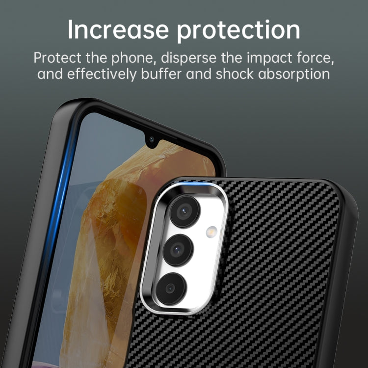 For Samsung Galaxy F15 5G Carbon Fiber Series IMD Phone Case