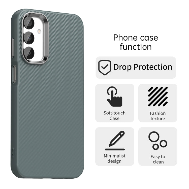 For Samsung Galaxy F15 5G Carbon Fiber Series IMD Phone Case