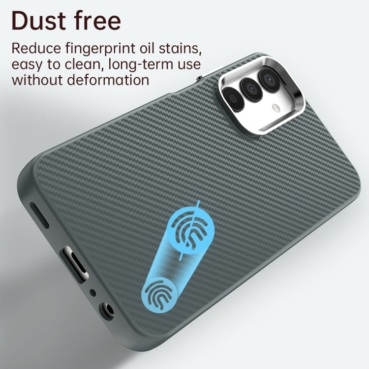 For Samsung Galaxy F15 5G Carbon Fiber Series IMD Phone Case
