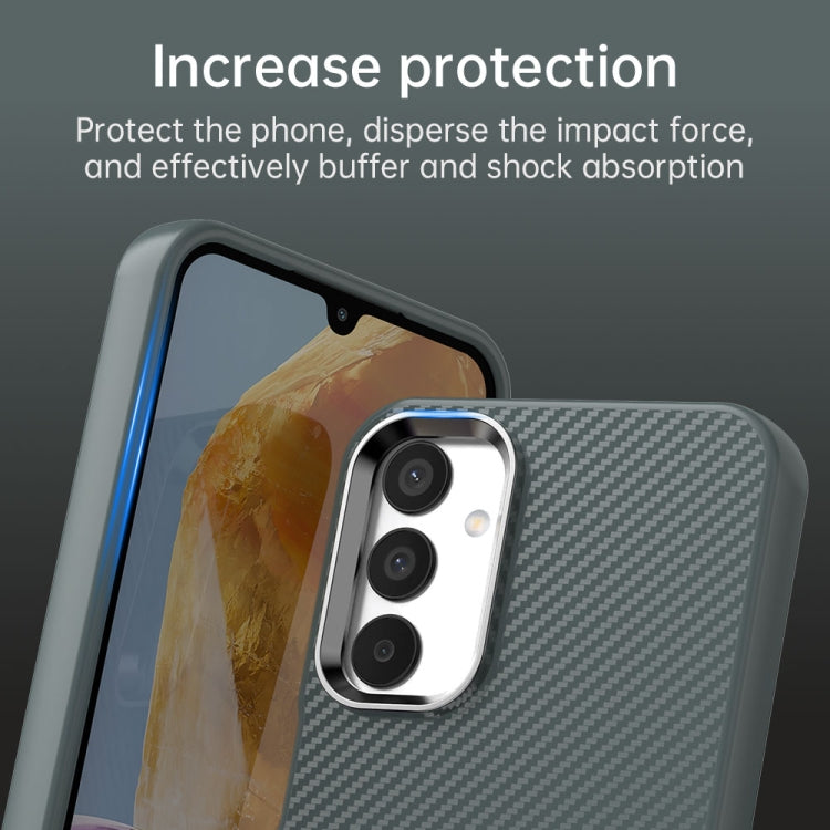 For Samsung Galaxy F15 5G Carbon Fiber Series IMD Phone Case