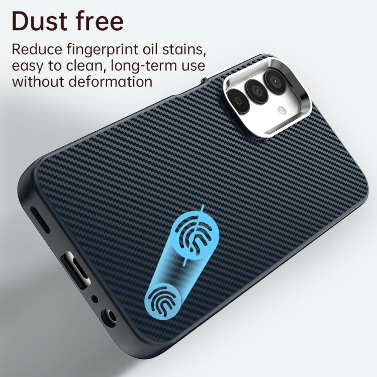 For Samsung Galaxy F15 5G Carbon Fiber Series IMD Phone Case