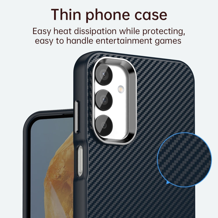 For Samsung Galaxy F15 5G Carbon Fiber Series IMD Phone Case