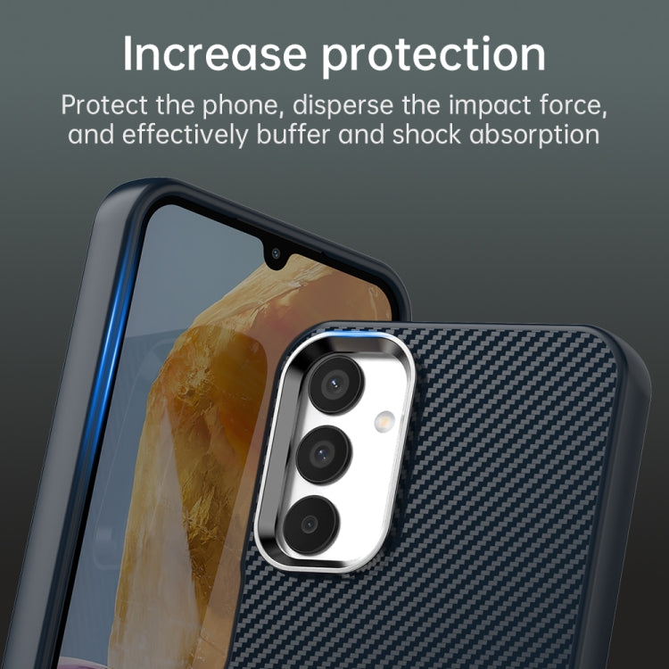 For Samsung Galaxy F15 5G Carbon Fiber Series IMD Phone Case