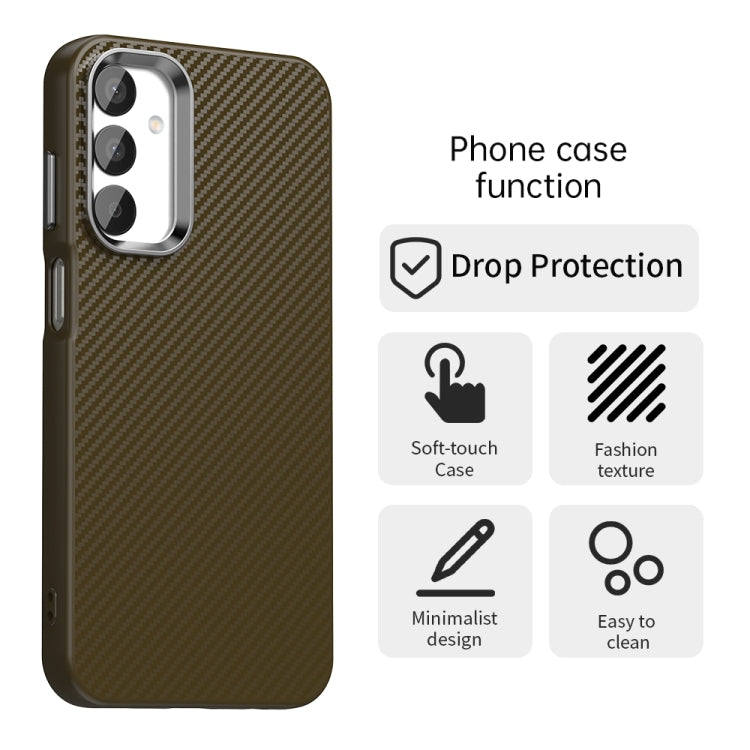 For Samsung Galaxy F15 5G Carbon Fiber Series IMD Phone Case