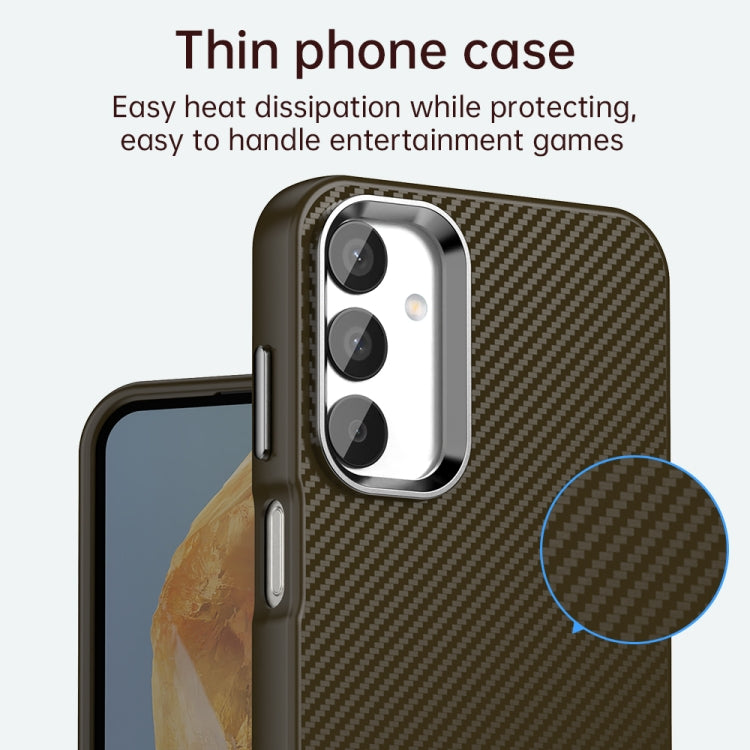 For Samsung Galaxy F15 5G Carbon Fiber Series IMD Phone Case