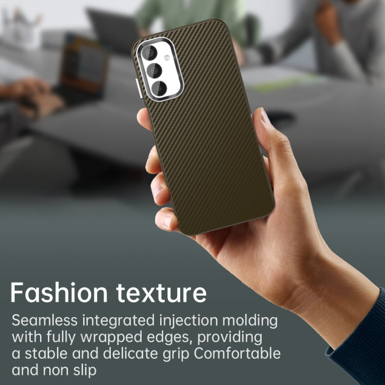 For Samsung Galaxy F15 5G Carbon Fiber Series IMD Phone Case