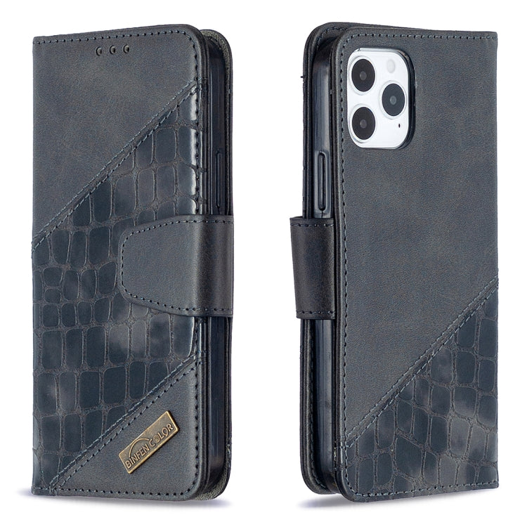 For iPhone 12 mini Matching Color Crocodile Texture Horizontal Flip PU Leather Case with Wallet & Holder & Card Slots