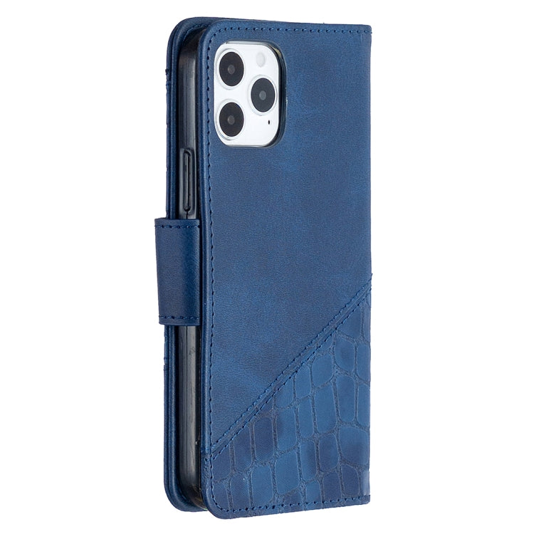For iPhone 12 mini Matching Color Crocodile Texture Horizontal Flip PU Leather Case with Wallet & Holder & Card Slots