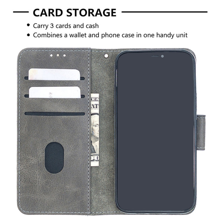 For iPhone 12 mini Matching Color Crocodile Texture Horizontal Flip PU Leather Case with Wallet & Holder & Card Slots
