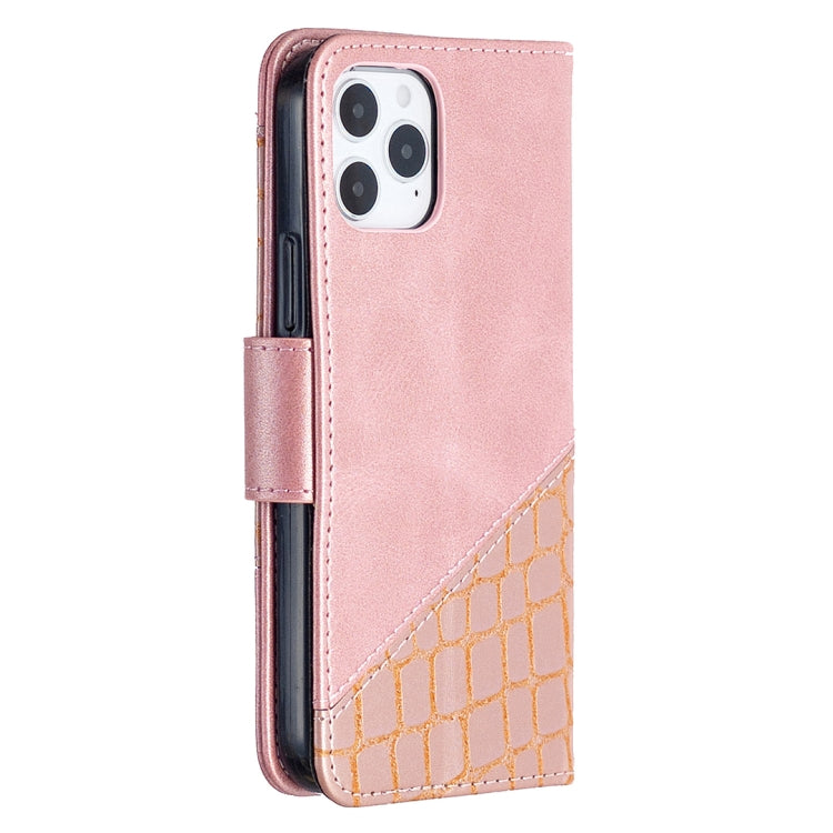 For iPhone 12 mini Matching Color Crocodile Texture Horizontal Flip PU Leather Case with Wallet & Holder & Card Slots