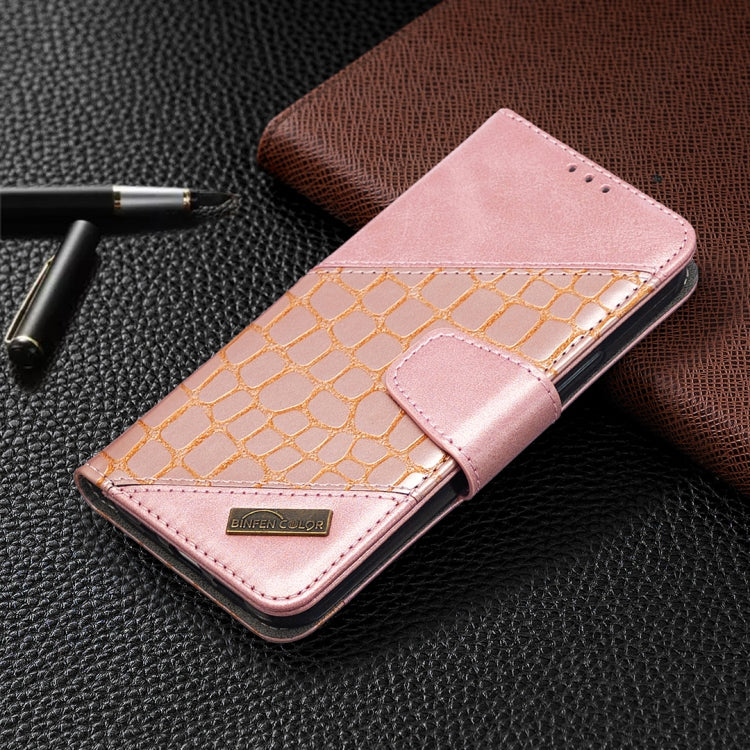For iPhone 12 mini Matching Color Crocodile Texture Horizontal Flip PU Leather Case with Wallet & Holder & Card Slots