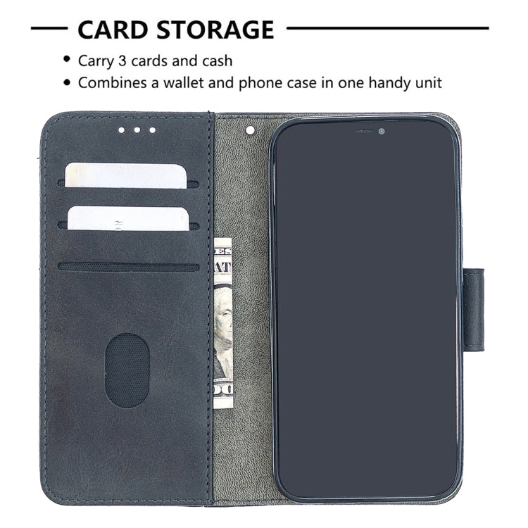 For iPhone 12 / 12 Pro Matching Color Crocodile Texture Horizontal Flip PU Leather Case with Wallet & Holder & Card Slots