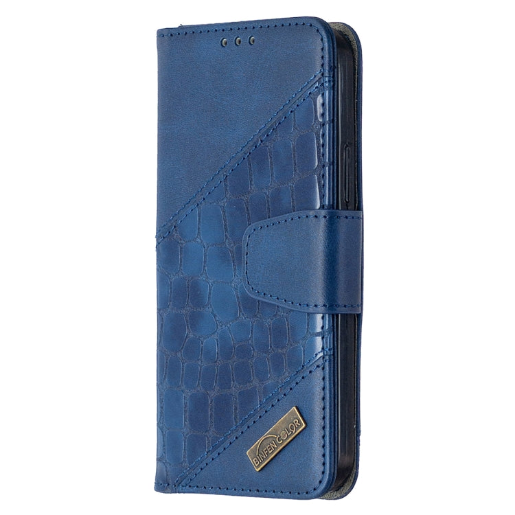 For iPhone 12 / 12 Pro Matching Color Crocodile Texture Horizontal Flip PU Leather Case with Wallet & Holder & Card Slots