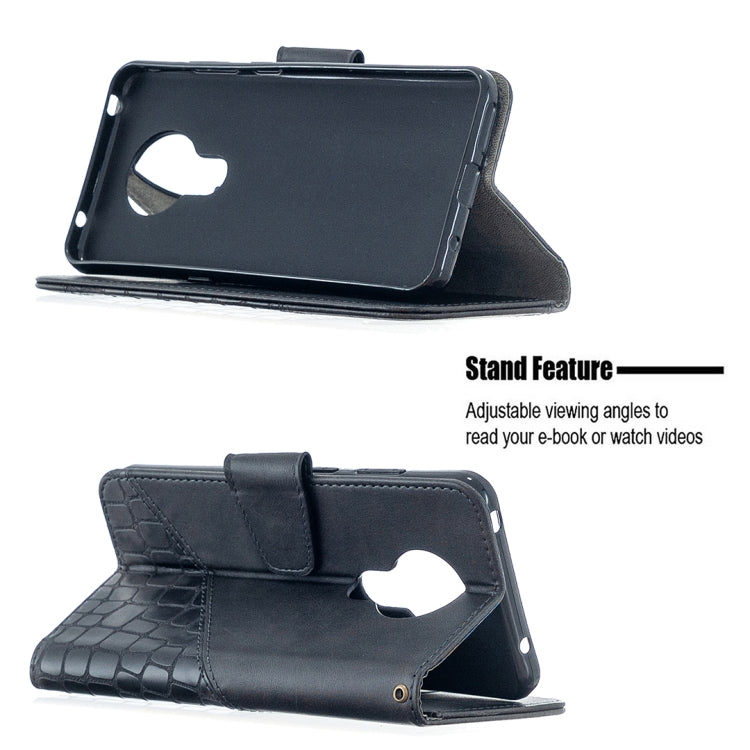 For Nokia 5.3 Matching Color Crocodile Texture Horizontal Flip PU Leather Case with Wallet & Holder & Card Slots